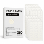 Invisible Hydrocolloid Acne Patches – 360 Count