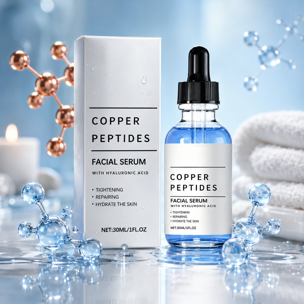 GHK-Cu Copper Peptide Face Serum Skincare