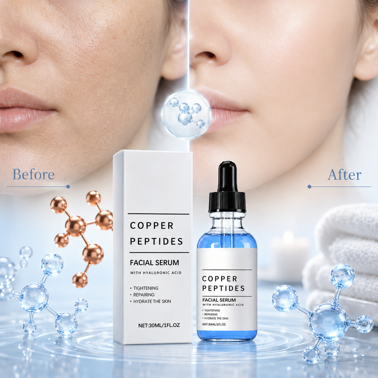 GHK-Cu Copper Peptide Face Serum Skincare