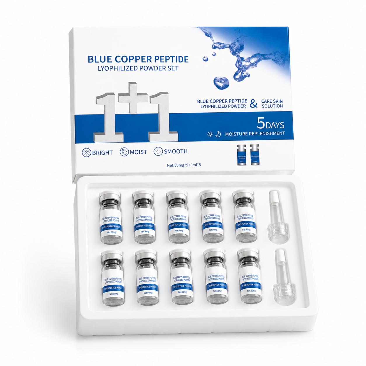 Blue Copper Peptide Lyophilized Powder Set