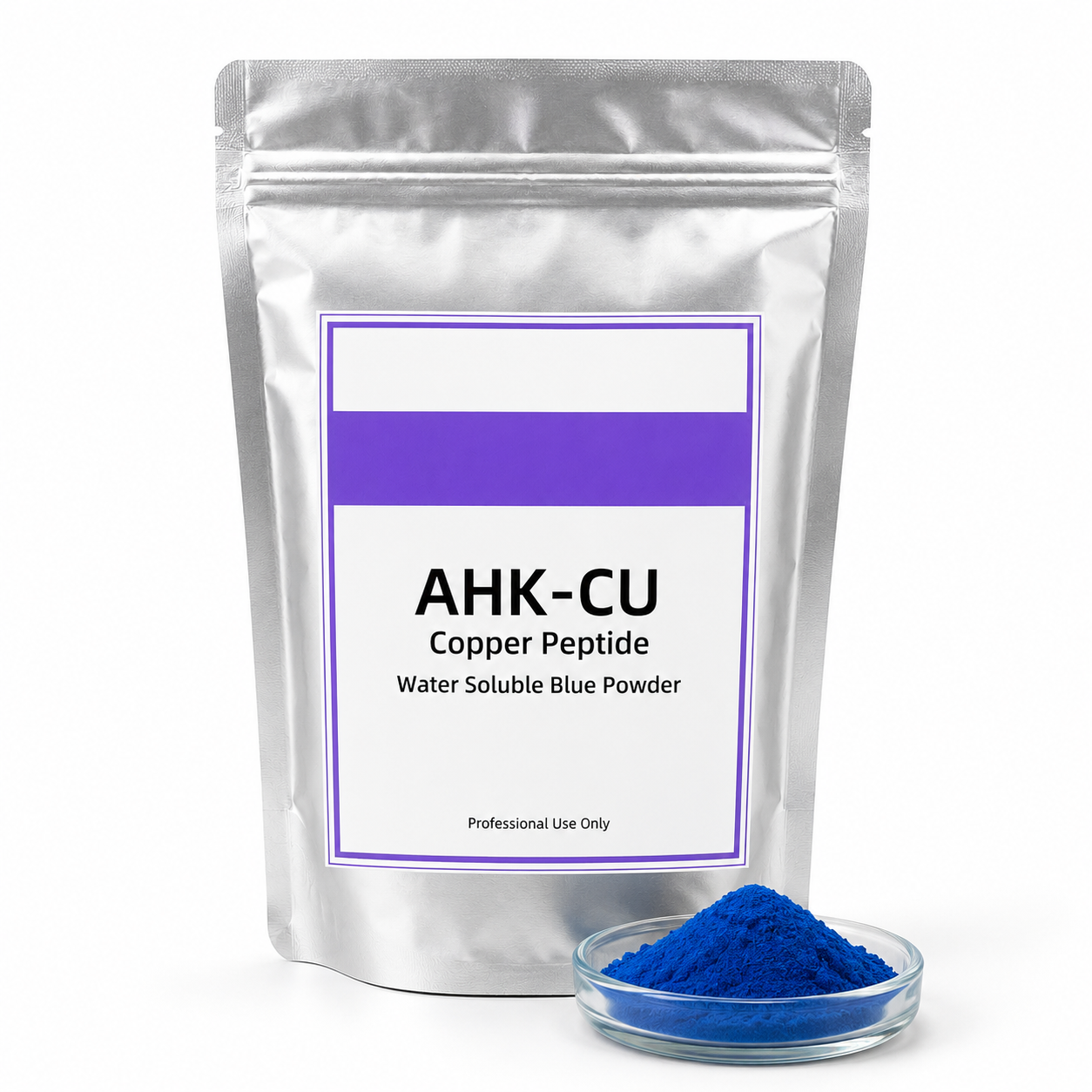 AHK-Cu Copper Peptide Powder for Cosmetic Formulation
