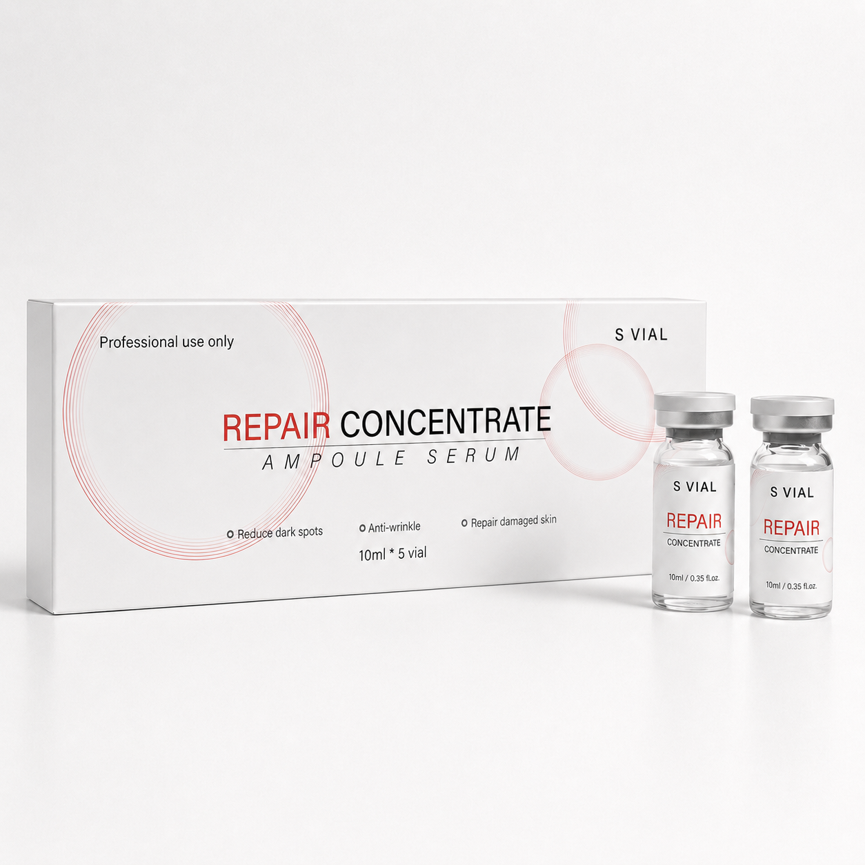 Professional High-End Anti-Wrinkle Concentrate Ampoule Serum for Face Renewal