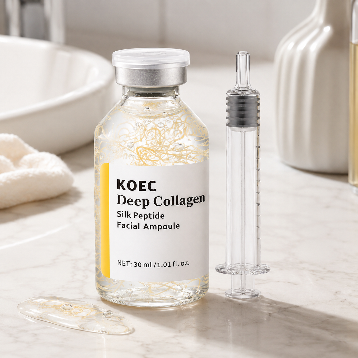 Deep Collagen & Silk Peptide Facial Ampoule