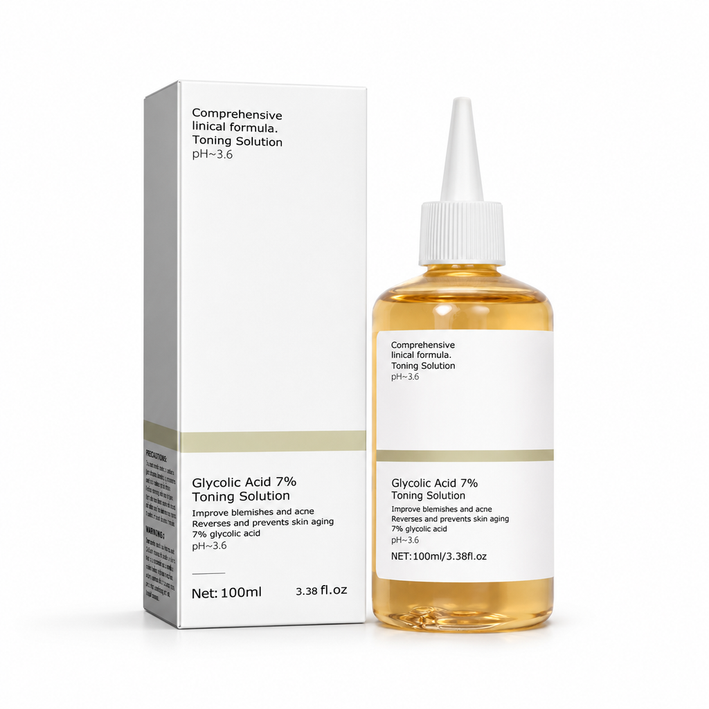 Glycolic Acid 7% Exfoliating Toner – Brightening & Skin-Smoothing Facial Solution, 100ml