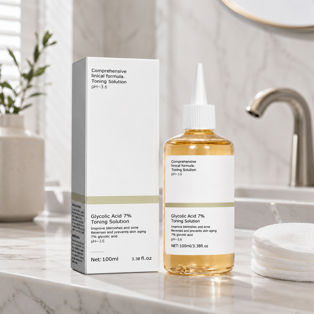Glycolic Acid 7% Exfoliating Toner – Brightening & Skin-Smoothing Facial Solution, 100ml