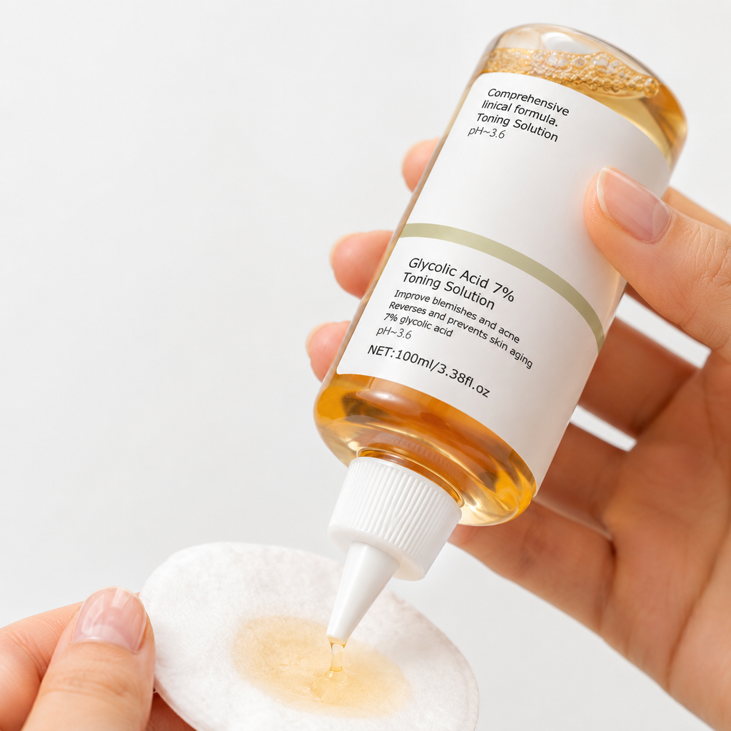 Glycolic Acid 7% Exfoliating Toner – Brightening & Skin-Smoothing Facial Solution, 100ml