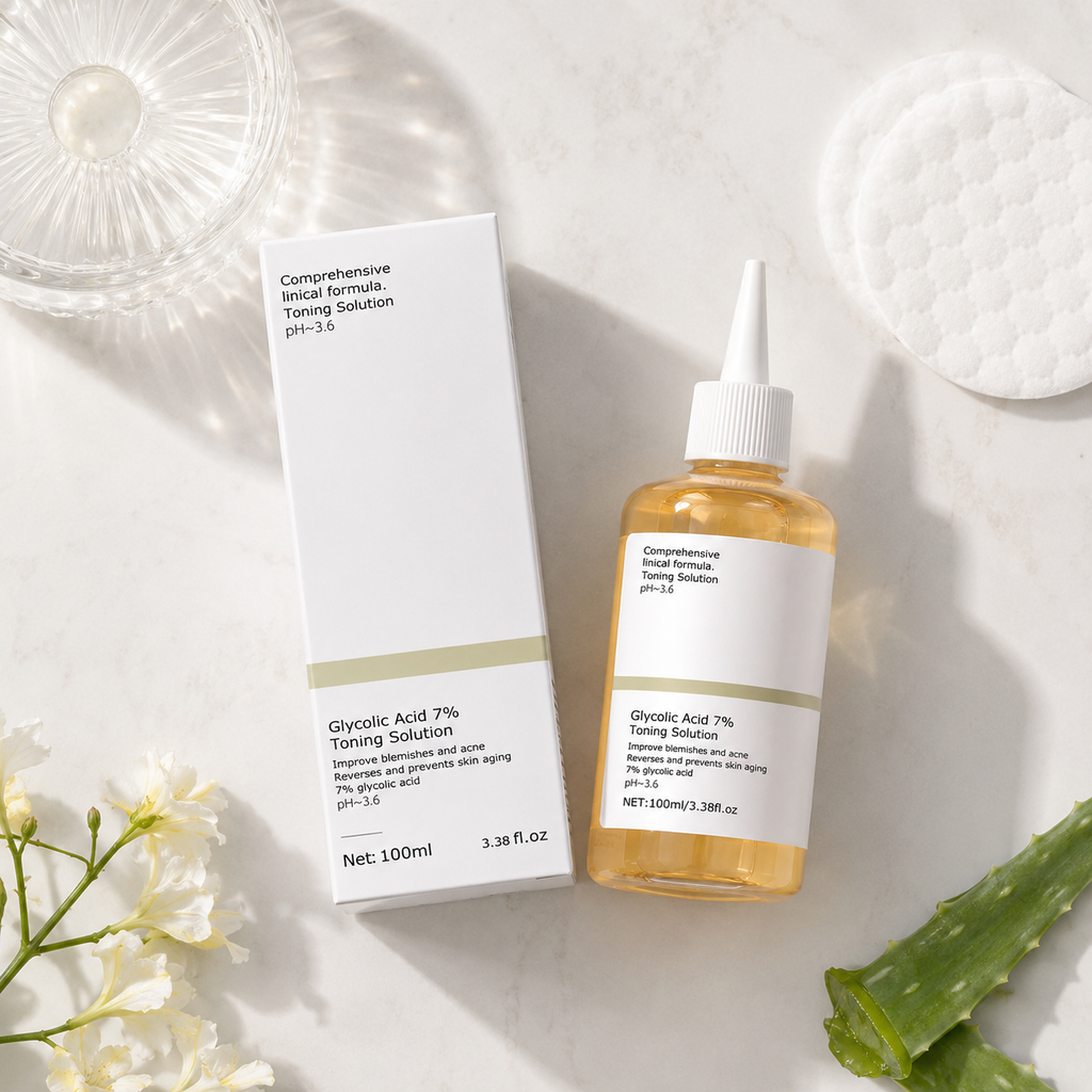 Glycolic Acid 7% Exfoliating Toner – Brightening & Skin-Smoothing Facial Solution, 100ml